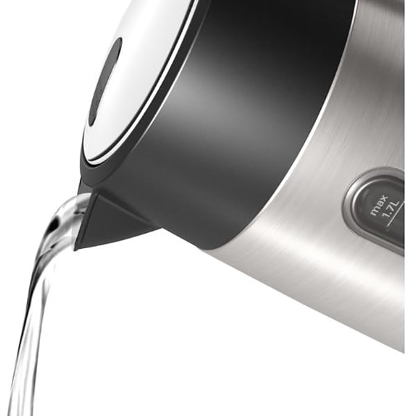 Fierbator apa BOSCH DesignLine TWK4P440, 1.7l, 2400W, argintiu-negru