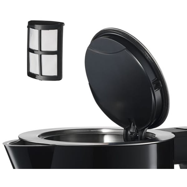 Fierbator apa BOSCH TWK7203, 1.7l, 2200W, argintiu-negru 