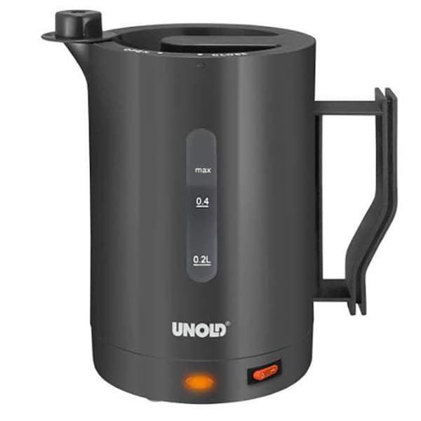 Fierbator voiaj UNOLD Travel Kettle To Go U8216, 0.5l, 1000W, gri inchis