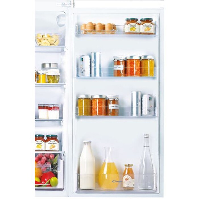Frigider incorporabil cu doua usi CANDY CFBD2450/2E, 220 l, H 144.6 cm, Clasa F, alb