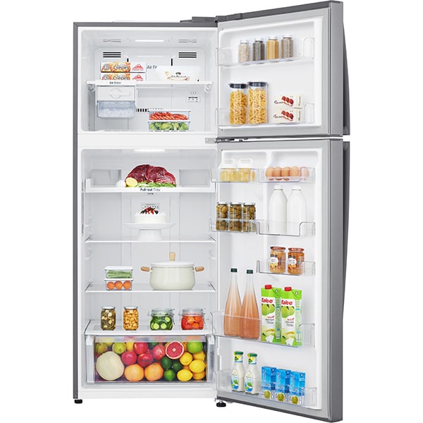 Frigider cu doua usi LG GTB574PZCVD, No Frost, 438 l, H 178 cm, Clasa F, argintiu