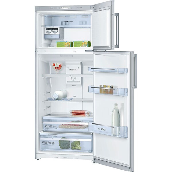 Frigider cu doua usi BOSCH KDN53VL20, No Frost, 420 l, H 171 cm, Clasa A+, argintiu