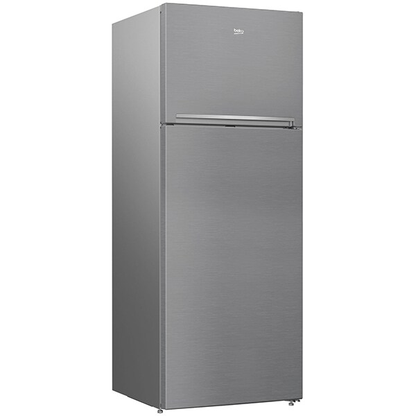 Frigider cu doua usi BEKO RDNE455K30ZXB, NeoFrost, 406 l, H 185 cm, Clasa A++, argintiu