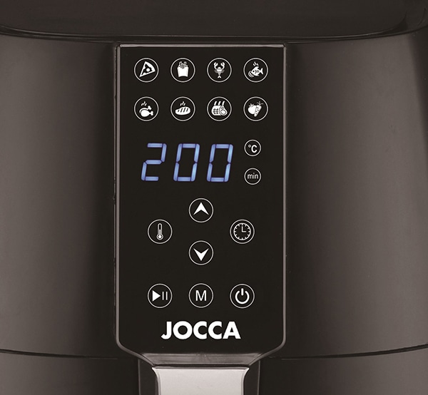 Friteuza cu aer cald JOCCA 1507, 3.5kg, 1425W, negru-argintiu