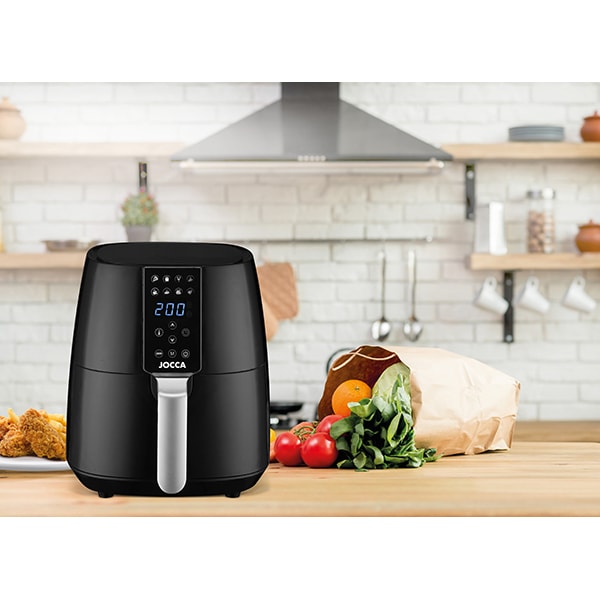 Friteuza cu aer cald JOCCA 1507, 3.5kg, 1425W, negru-argintiu