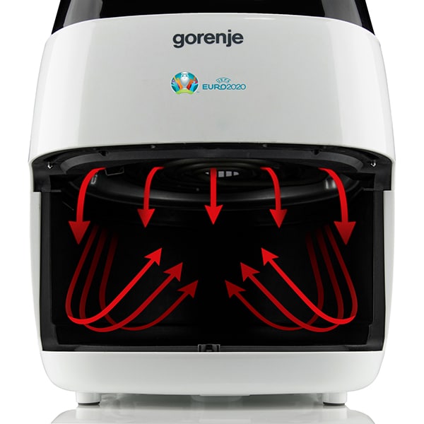 Friteuza cu aer cald GORENJE AF1409DW, 3.5l, 1400W, alb-negru