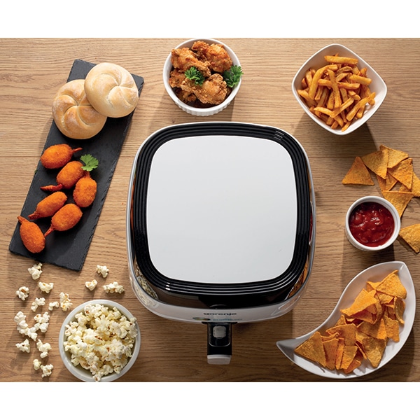 Friteuza cu aer cald GORENJE AF1409DW, 3.5l, 1400W, alb-negru