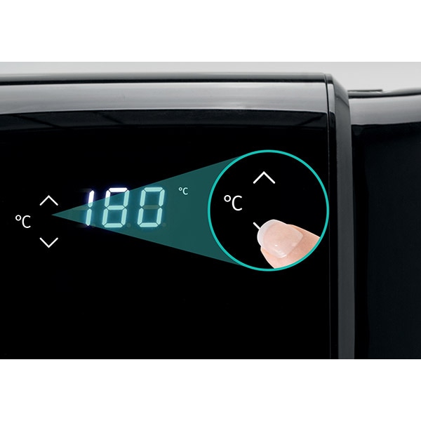 Friteuza cu aer cald GORENJE AF1700DB, 5l, 1700W, negru-argintiu