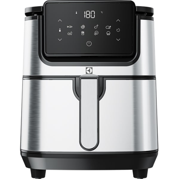 Friteuza cu aer cald ELECTROLUX Explore 6 E6AF1-4ST, 2kg, 3.5l, 1500W, argintiu-negru