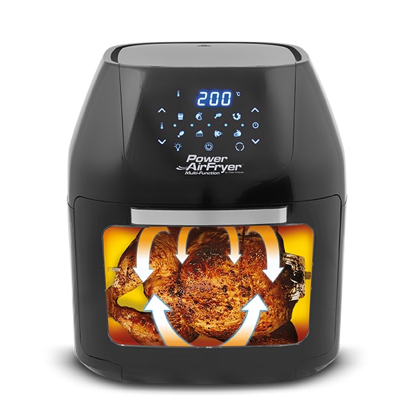 Friteuza MEDIASHOP AirFryer Power M16439, 3.0kg, 1800W, negru