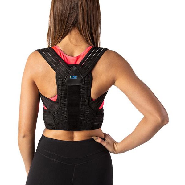 Corector postura ONE FITNESS KP207, Marime M, negru