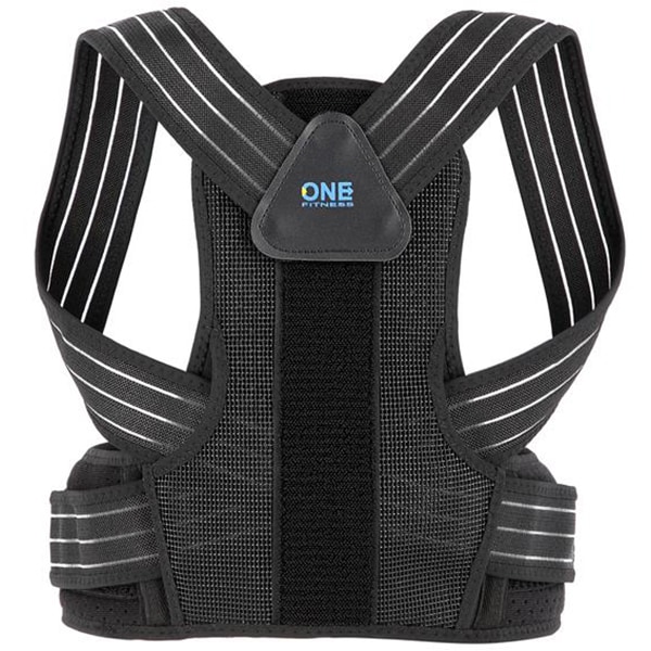 Corector postura ONE FITNESS KP207, Marime M, negru