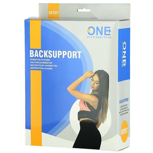 Corector postura ONE FITNESS KP207, Marime M, negru