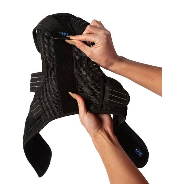 Corector postura ONE FITNESS KP207, Marime M, negru