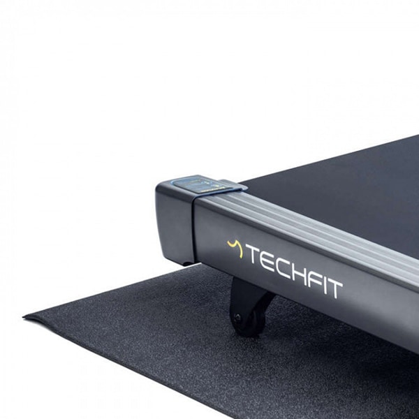 Covor protectie benzi de alergare TECHFIT PVCMAT1, 198 x 92 x 0.6 cm, negru