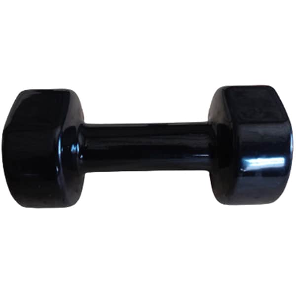 Gantera vinyl TECHFIT TC92004-5kg, 5kg, negru