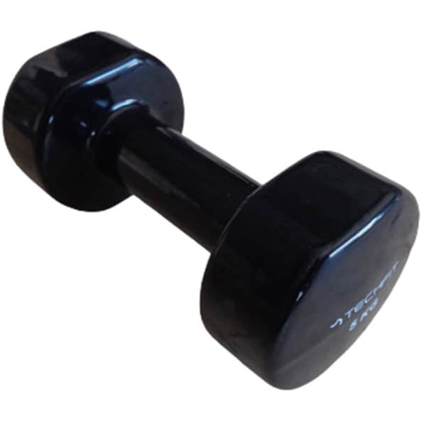 Gantera vinyl TECHFIT TC92004-5kg, 5kg, negru
