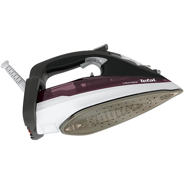 Fier de calcat TEFAL Ultimate Anti-Calc FV9788E0, 3000W, 230g/min, 350ml, talpa Durilium AirGlide Autoclean, gri inchis-visiniu