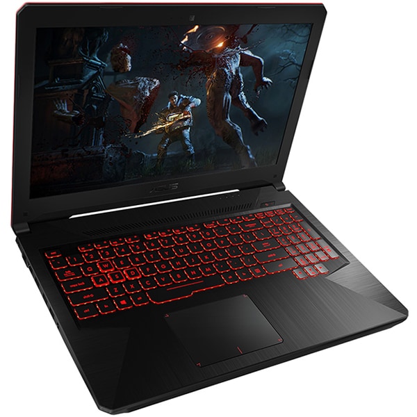 Laptop Gaming ASUS FX504GE-E4059, Intel Core i7-8750H pana la 4.1GHz, 15.6" Full HD, 8GB, SSHD 1TB, NVIDIA GeForce GTX 1050 Ti 4GB, Free Dos, Negru
