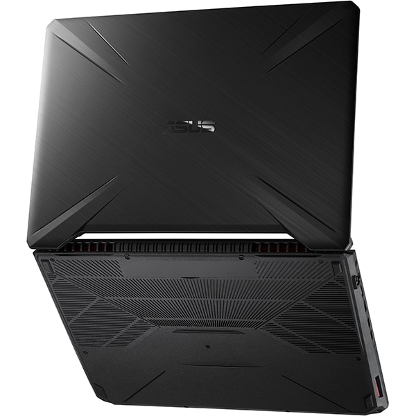 Laptop Gaming ASUS TUF FX505DD-BQ054, AMD Ryzen 7 3750H pana la 4GHz, 15.6" Full HD, 8GB, SSD 256GB, NVIDIA GeForce GTX 1050 3GB, Free DOS, Stealth Black