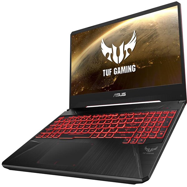 Laptop Gaming ASUS TUF FX505GM-BQ393, Intel® Core™ i7-8750H pana la 4.1GHz, 15.6" Full HD, 8GB, 1TB + SSD 128GB, NVIDIA GeForce GTX 1060 6GB, Red Fusion