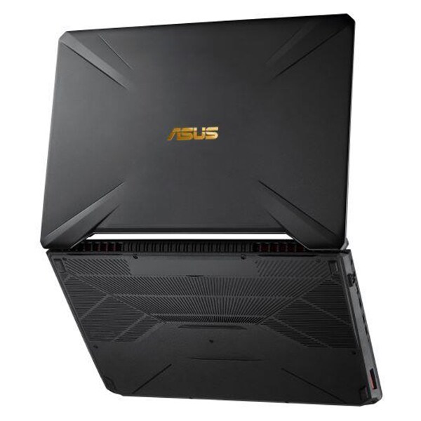 Laptop Gaming ASUS TUF FX505DD-AL124, AMD Ryzen 5 3550H pana la 3.7GHz, 15.6" Full HD, 8GB, SSD 512GB, NVIDIA GeForce GTX 1050 3GB, Free Dos, Gold Steel