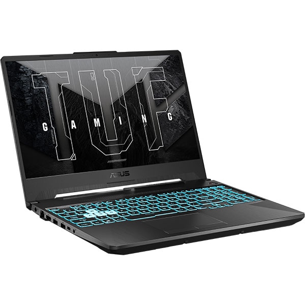 Laptop Gaming ASUS TUF F15 FX506HF-HN014, Intel Core i5-11400H pana la 4.5GHz, 15.6" Full HD, 8GB, SSD 512GB, NVIDIA GeForce RTX 2050 4GB, Free DOS, negru