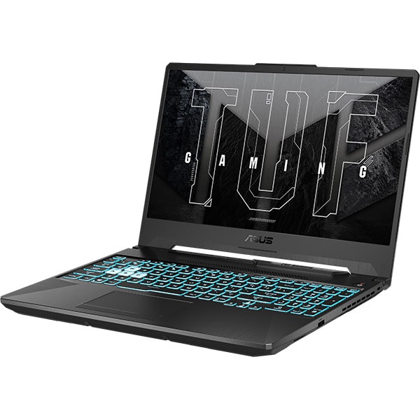 Laptop Gaming ASUS TUF F15 FX506HF-HN014, Intel Core i5-11400H pana la 4.5GHz, 15.6" Full HD, 8GB, SSD 512GB, NVIDIA GeForce RTX 2050 4GB, Free DOS, negru