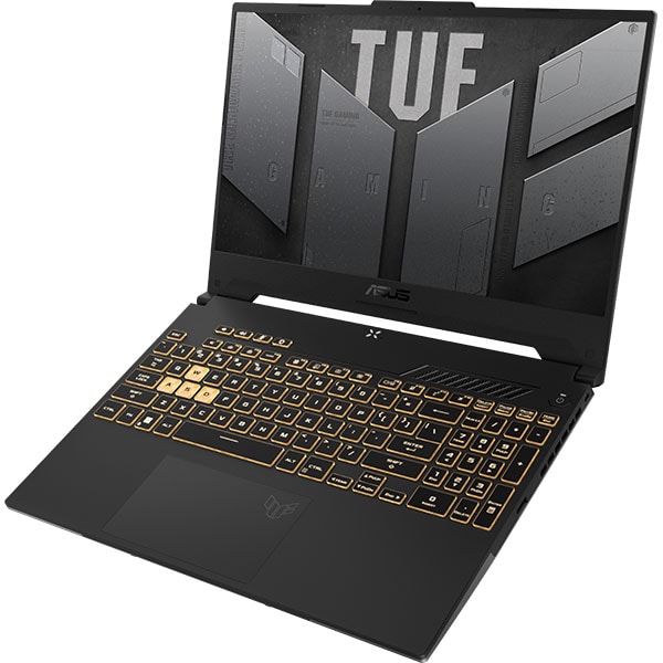 Laptop Gaming ASUS TUF F15 FX507ZC4-HN073, Intel Core i5-12500H pana la 4.5GHz, 15.6" Full HD, 16GB, SSD 512GB, NVIDIA GeForce RTX 3050 4GB, Free Dos, Jaeger Gray