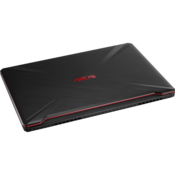 Laptop Gaming ASUS TUF FX705GM-EW019, Intel Core i7-8750H pana la 4.1GHz, 17.3" Full HD, 8GB, HDD 1TB + SSD 128GB, NVIDIA GeForce GTX 1060 6GB, Free Dos, Negru