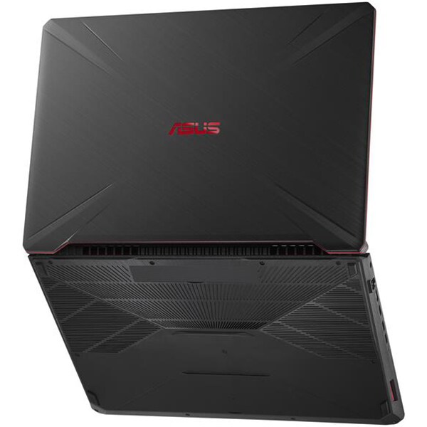 Laptop Gaming ASUS TUF FX705GM-EW019, Intel Core i7-8750H pana la 4.1GHz, 17.3" Full HD, 8GB, HDD 1TB + SSD 128GB, NVIDIA GeForce GTX 1060 6GB, Free Dos, Negru