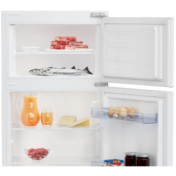 Frigider cu doua usi incorporabil BEKO BDSA250K3SN, 220 l, H 144.8 cm, Clasa F