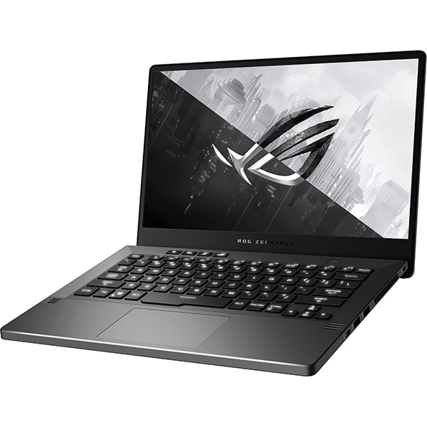 Laptop Gaming ASUS ROG Zephyrus G14 AniMe Matrix GA401IV-HE122T, AMD Ryzen 7 4800HS pana la 4.2GHz, 14" Full HD, 16GB, SSD 512GB, NVIDIA GeForce RTX 2060 Max-Q 6GB, Windows 10 Home, gri inchis