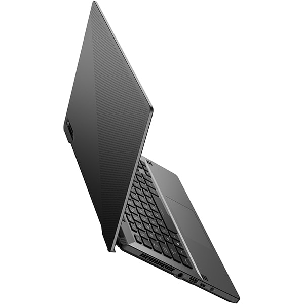 Laptop Gaming ASUS ROG Zephyrus G14 GA401IV-HA033, AMD Ryzen 9 4900HS pana la 4.4GHz, 14" QHD, 16GB, SSD 1TB, NVIDIA GeForce RTX 2060 Max-Q 6GB, Free DOS, gri inchis