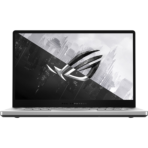 Laptop Gaming ASUS ROG Zephyrus G14 GA401IV-HA037, AMD Ryzen 9 4900HS pana la 4.4GHz, 14" QHD, 16GB, SSD 1TB, NVIDIA GeForce RTX 2060 Max-Q 6GB, Free DOS, alb