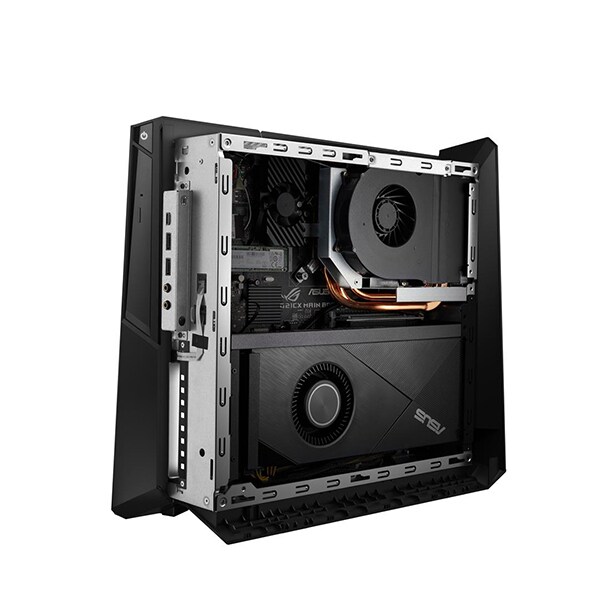 Sistem Desktop Gaming ASUS ROG Huracan G21CX-RO009T, Intel Core i9-9900K pana la 5GHz, 32GB, 2TB + SSD 512GB, NVIDIA GeForce RTX 2080 8GB, Windows 10 Home