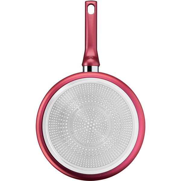 Cratita cu capac TEFAL Daily Chef G2733272, 3.5l, 24cm, aluminiu, rosu