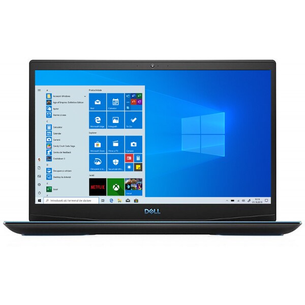 Laptop Gaming DELL Inspiron 3500 G3, Intel Core i7-10750H pana la 5.0GHz, 15.6" Full HD, 16GB, SSD 1TB, NVIDIA GeForce RTX 2060 6GB, Windows 10 Home, negru