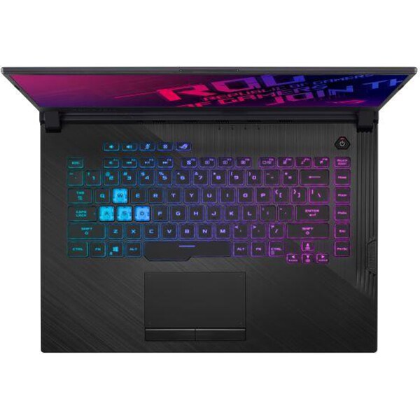 Laptop Gaming ASUS ROG Strix G531GU-AL001, Intel Core i7-9750H pana la 4.5GHz, 15.6" Full HD, 8GB, SSD 512GB, NVIDIA GeForce GTX 1660 Ti 6GB, Free Dos, Negru
