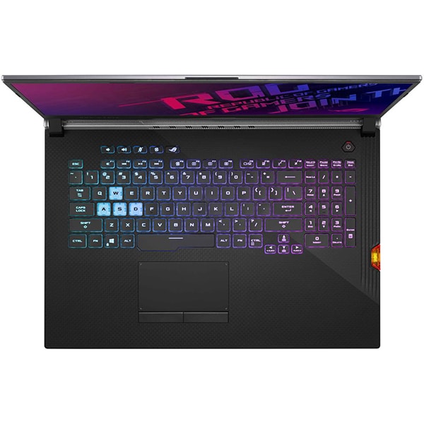 Laptop Gaming ASUS ROG Strix Scar III G731GW-H6181, Intel Core i9-9880H pana la 4.8GHz, 17.3" Full HD, 32GB, SSD 1TB, NVIDIA GeForce RTX 2070 8GB, Free Dos, Gunmetal