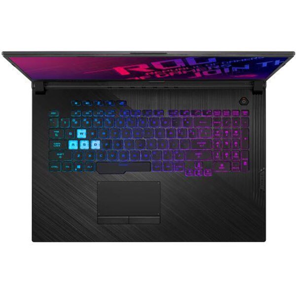 Laptop Gaming ASUS ROG Strix G G731GV-H7145, Intel Core i7-9750H pana la 4.5GHz, 17.3" Full HD, 16GB, SSD 512GB, NVIDIA GeForce RTX 2060 6GB, Free Dos, Negru