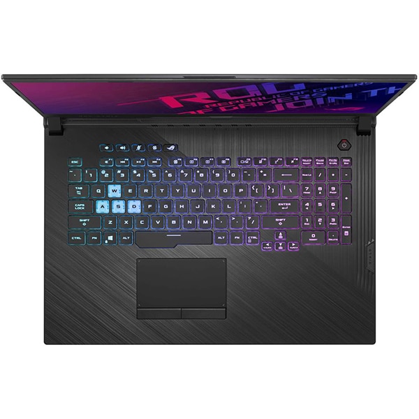 Laptop Gaming ASUS ROG Strix G731GT-AU016, Intel Core i7-9750H pana la 4.5GHz, 17.3" Full HD, 8GB, HDD 1TB + 256GB SSD, NVIDIA GeForce GTX 1650 4GB, Free DOS, negru