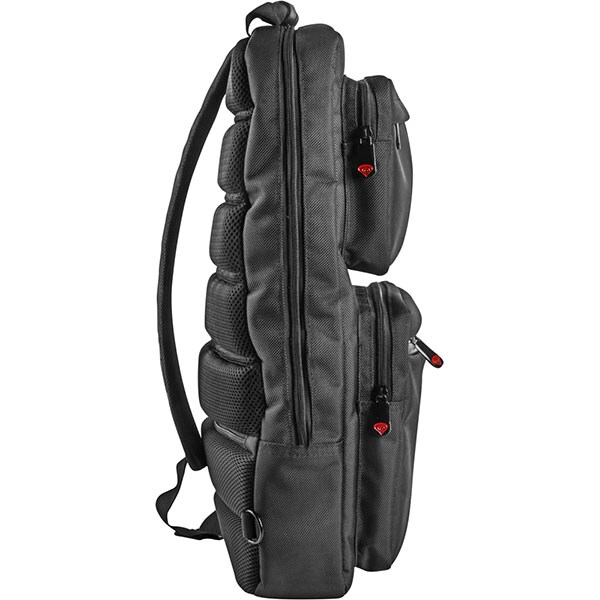 Rucsac gaming NATEC Genesis Pallad 300, 15.6", negru-rosu