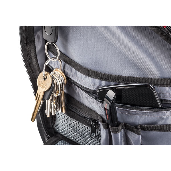 Rucsac laptop gaming NATEC Genesis Pallad 500, 17.3", negru-rosu