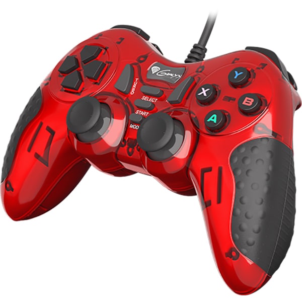 Gamepad NATEC Genesis 200 (PC/PS3), rosu