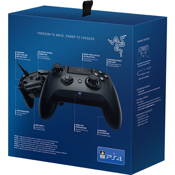 Controller RAZER Raiju Tournament Edition 2019 (PS4), negru
