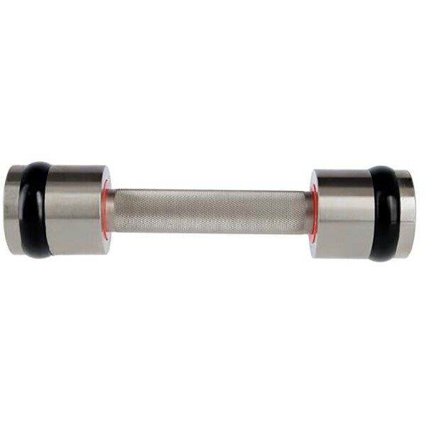 Gantere HMS Premium, 8kg, negru-rosu-crom