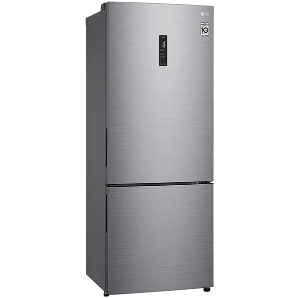 Combina frigorifica LG GBB566PZHMN, No Frost, 462 l, H 185 cm, Clasa E, SmartThinQ, argintiu