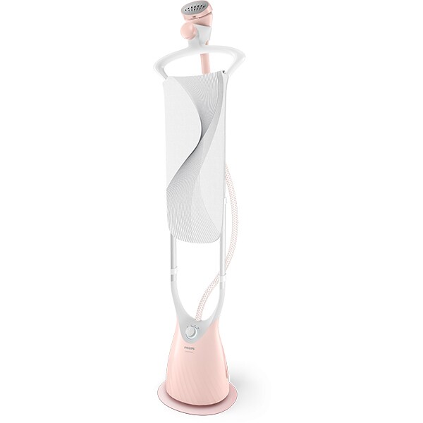 Aparat de calcat vertical PHILIPS ComfortTouch GC552/40, 1800W, 1.8l, alb-roz