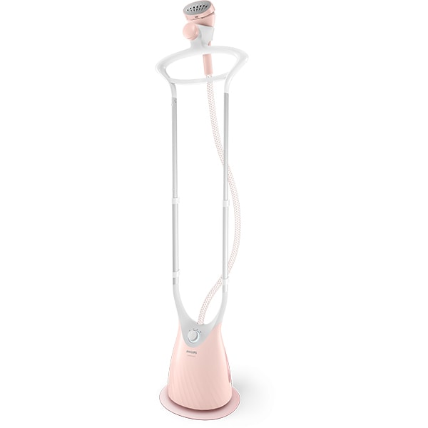 Aparat de calcat vertical PHILIPS ComfortTouch GC552/40, 1800W, 1.8l, alb-roz